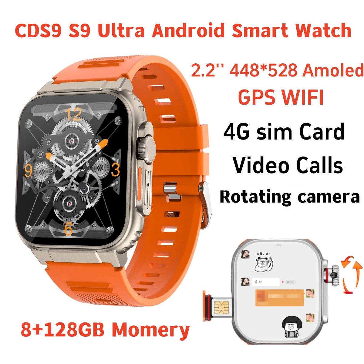 Original S10 Smart Watch 4G/5G - Smartwatch Id 评论和价格