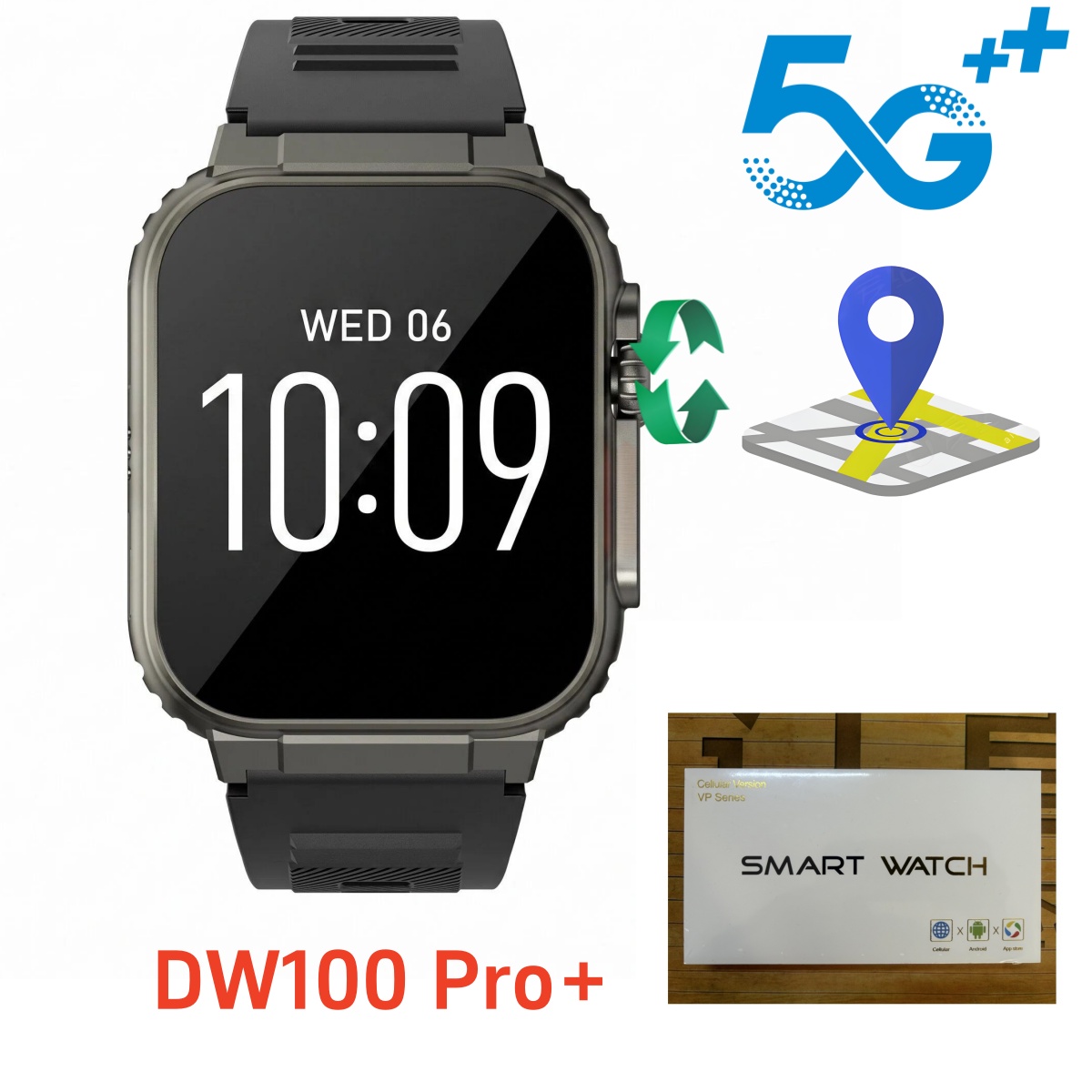 DW100 Pro plus Touch ID Smartw - Smartwatch Id 评论和价格