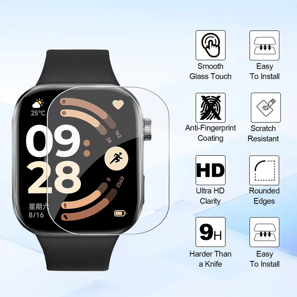 1-5Pcs Soft Film for Xiaomi Re - Smartwatch Universal 评论和价格