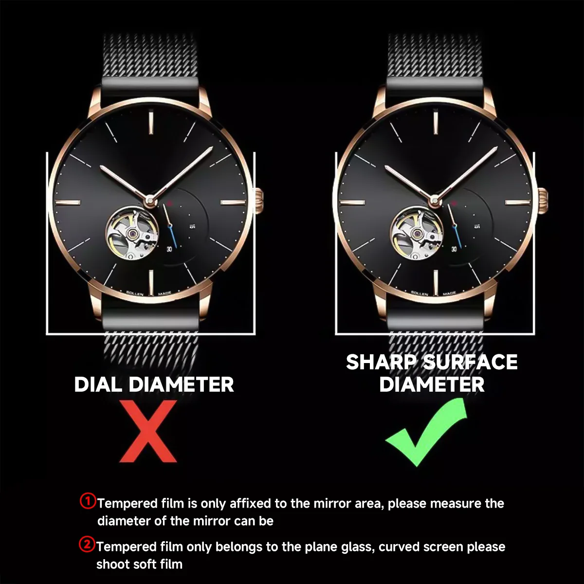 26-46mm Universal Tempered Gla - Smartwatch Universal 评论和价格