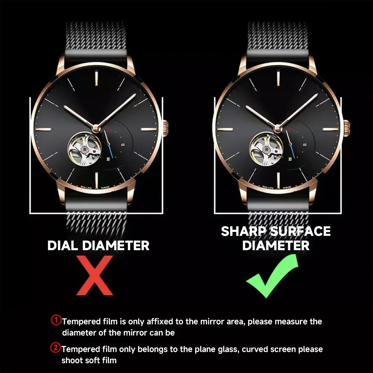 26-46mm Universal Tempered Gla - Smartwatch Universal 评论和价格