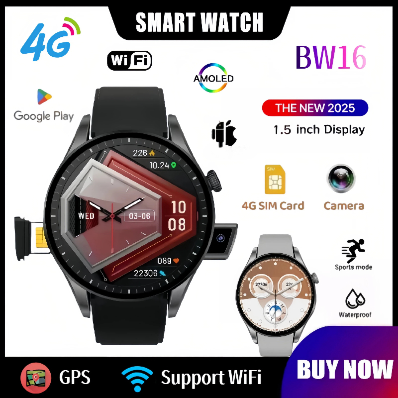 New 4G Smartwatch BW16: WiFi | - Smartwatch Id 评论和价格