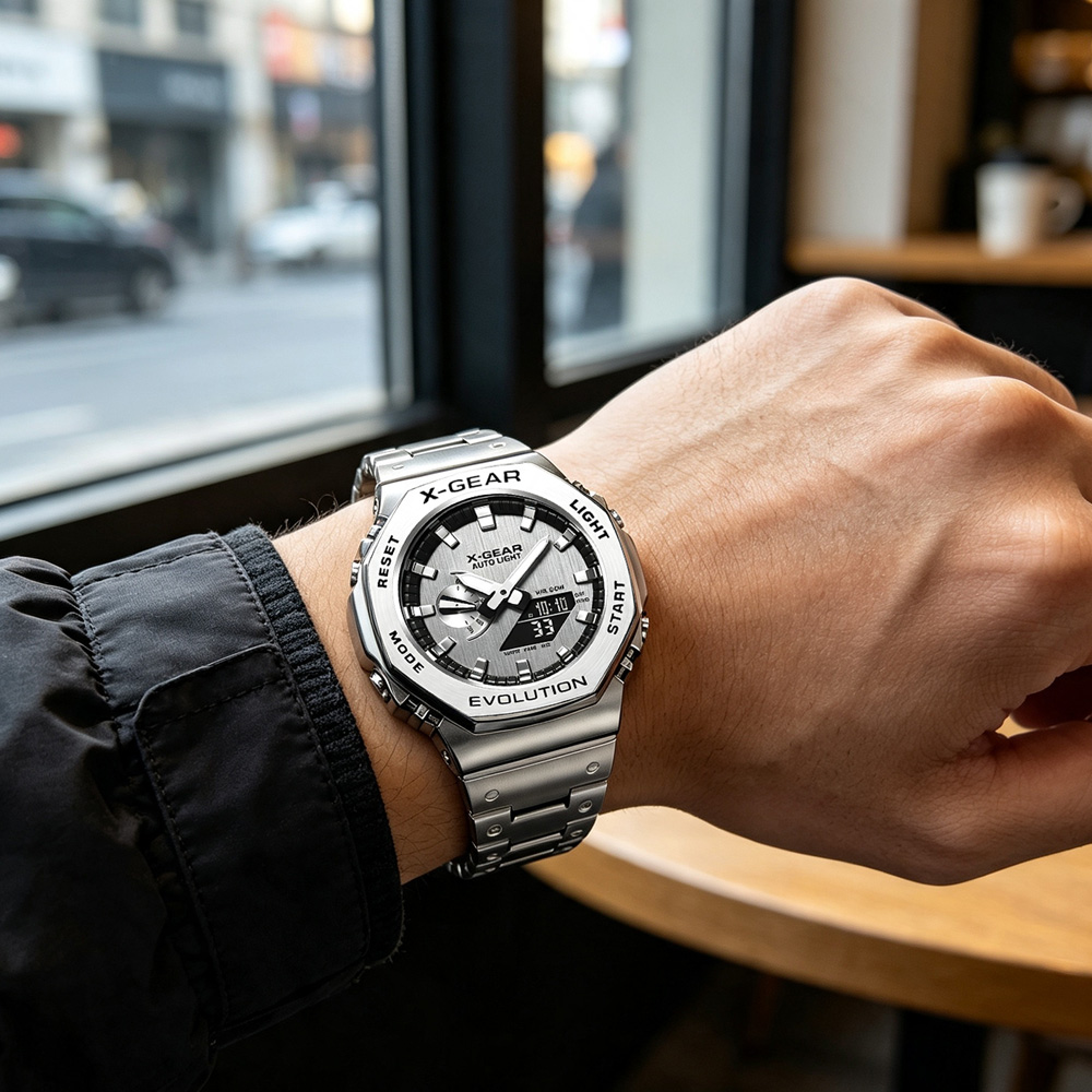 X-GEAR Dual Display Digital Sp - Smartwatch Touch 评论和价格