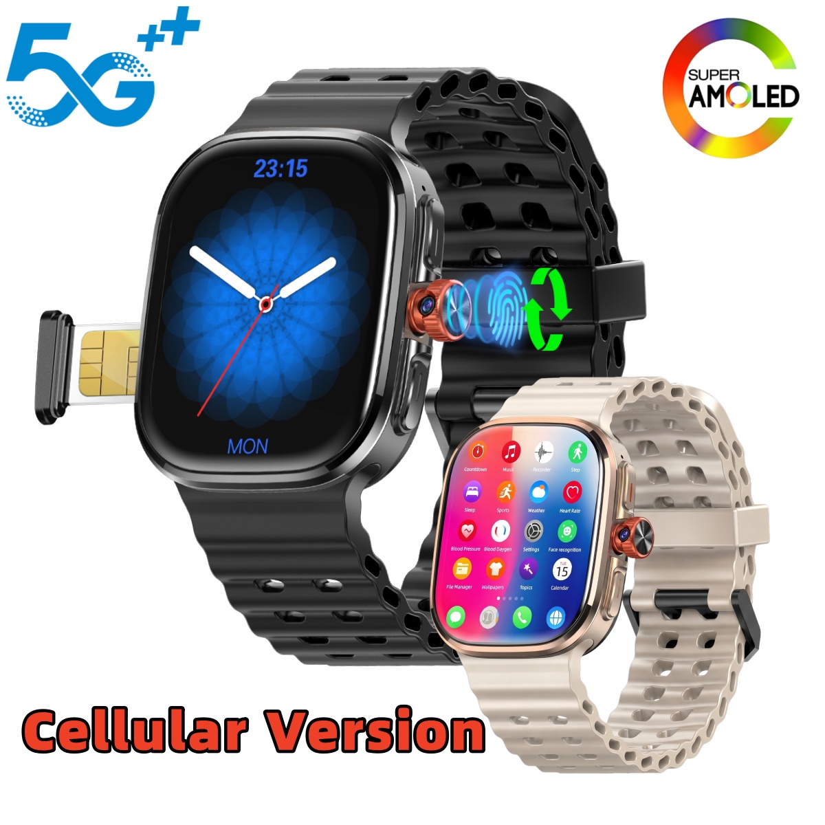M99 Pro Android 15.0 2.29‘’ Am - Smartwatch Id 评论和价格
