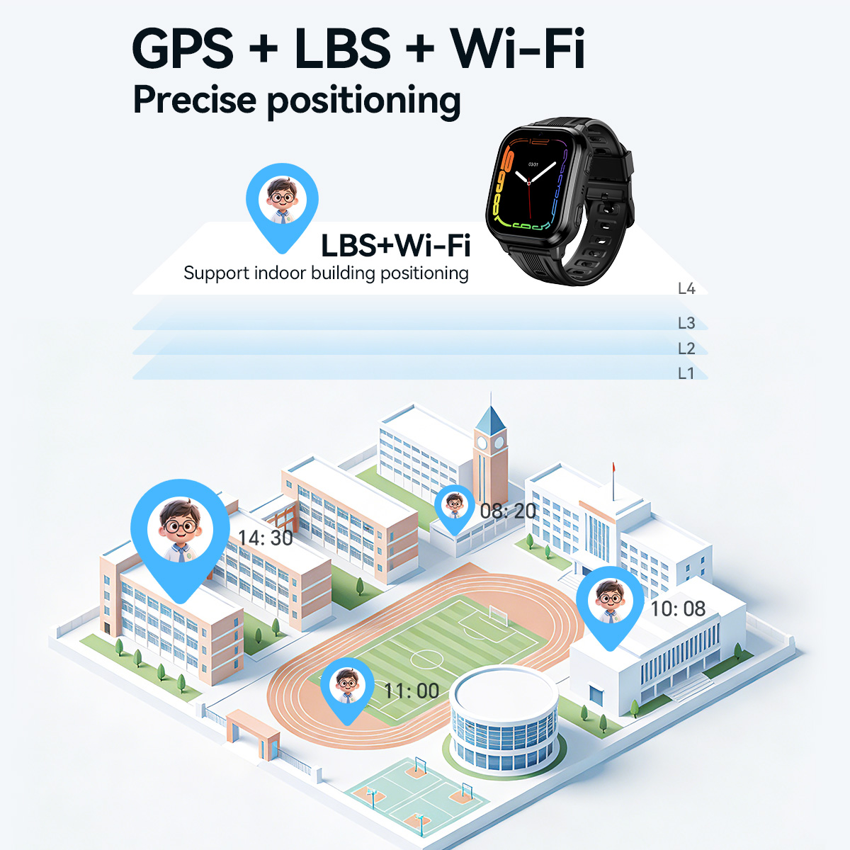 HOCO Y108 1.69inch HD LCD Curv - Smartwatch Id 评论和价格