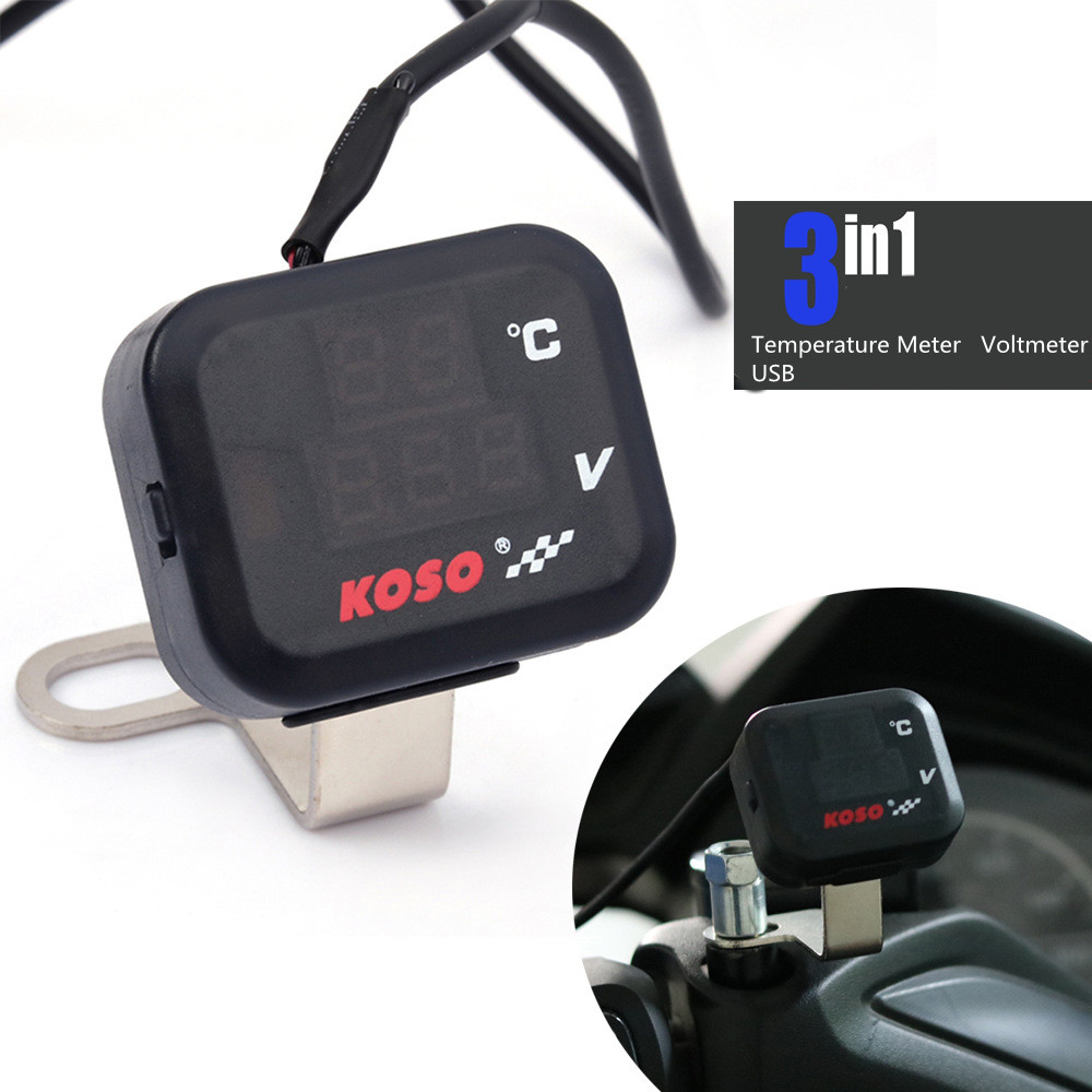 3 in 1 Universal KOSO Motorcyc - Smartwatch Universal 评论和价格